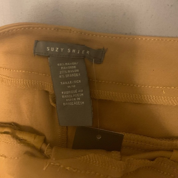 NWT Suzy Shier Zip Front Trouser Pants SIZE 11 - Picture 4 of 5